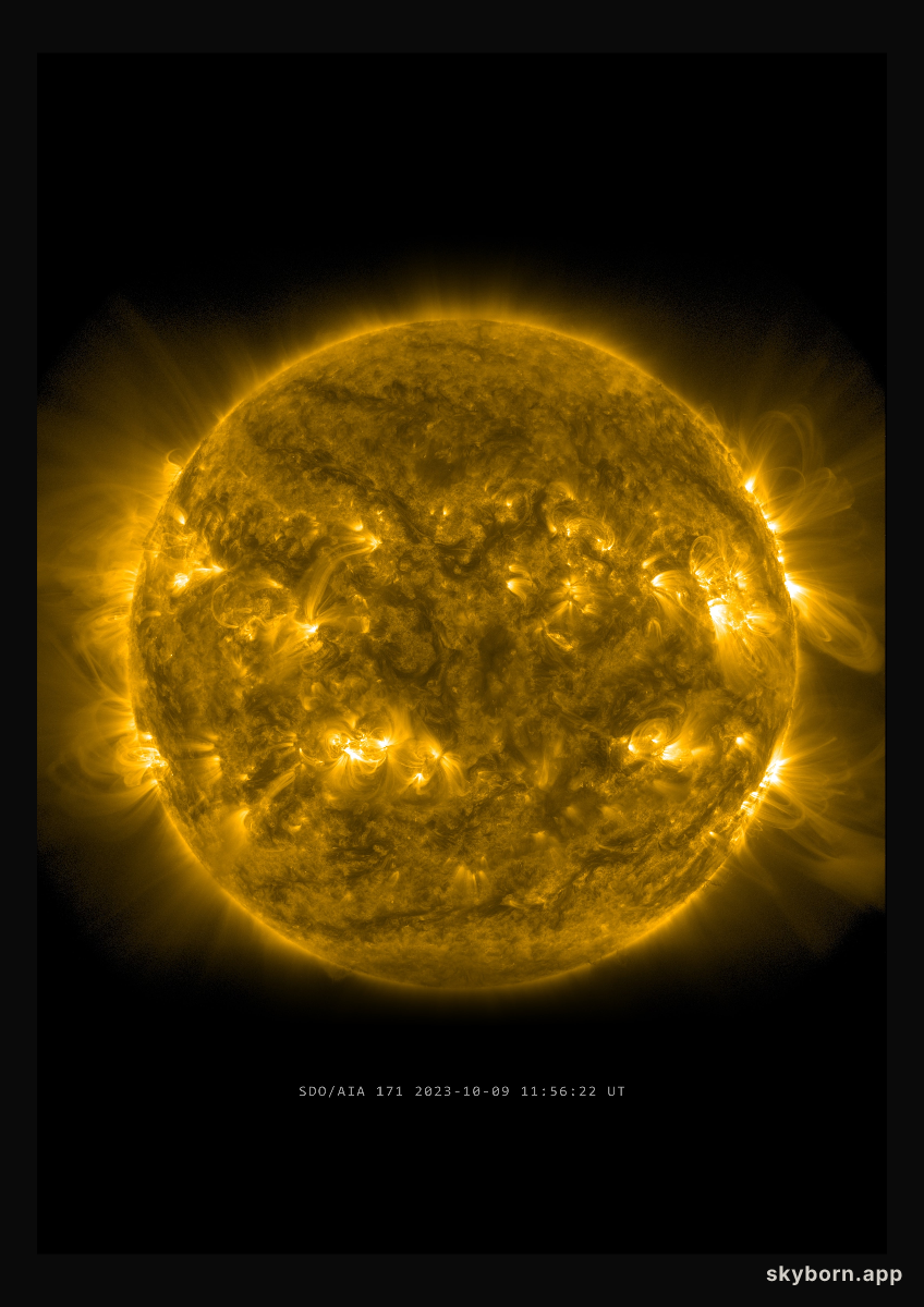 The Sun on 9 October 2023