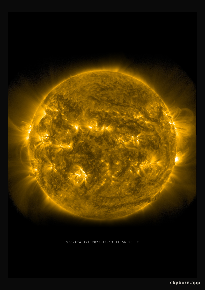 The Sun on 13 October 2023