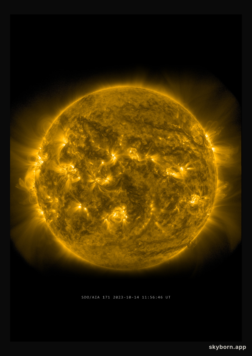 The Sun on 14 October 2023