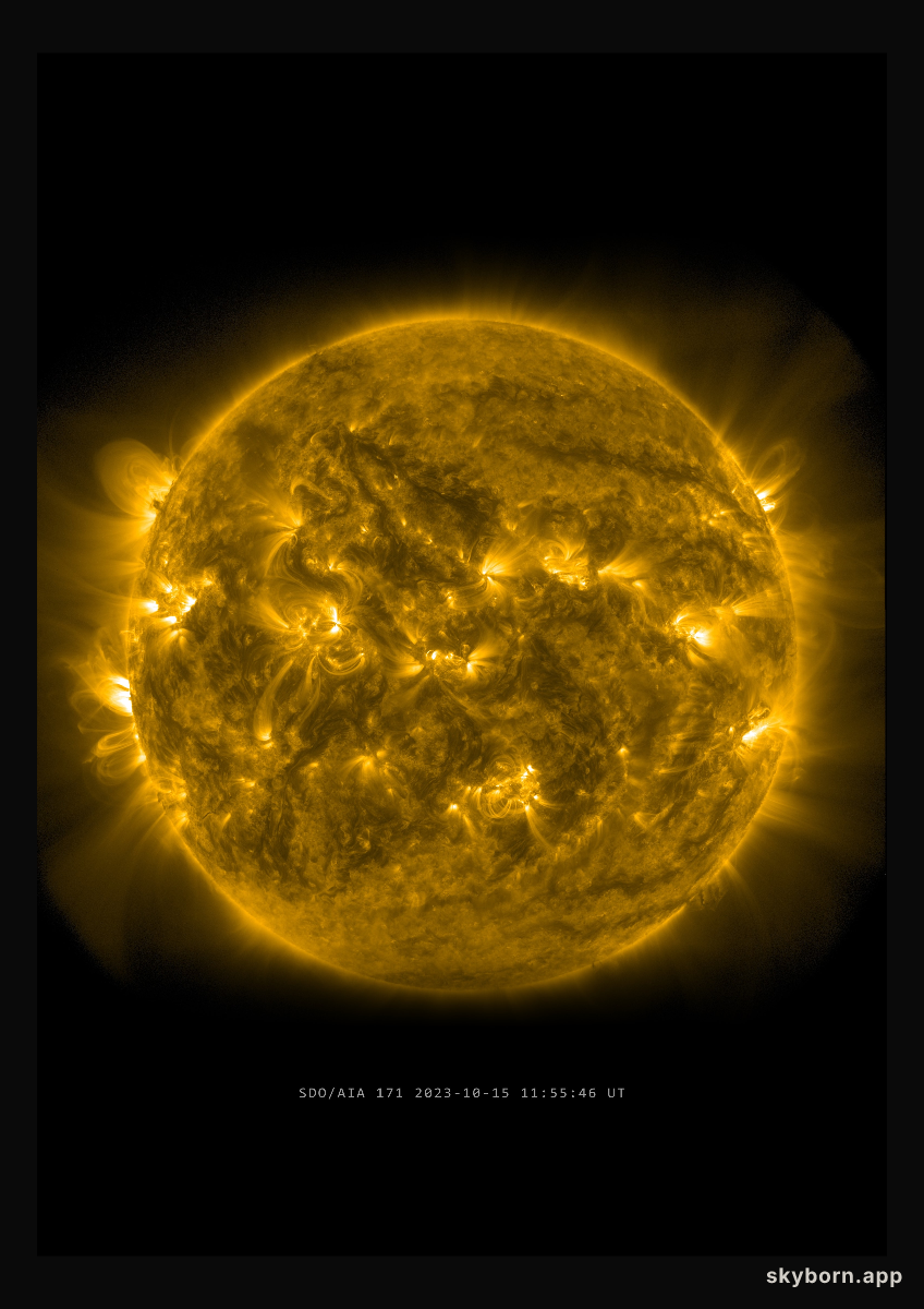 The Sun on 15 October 2023