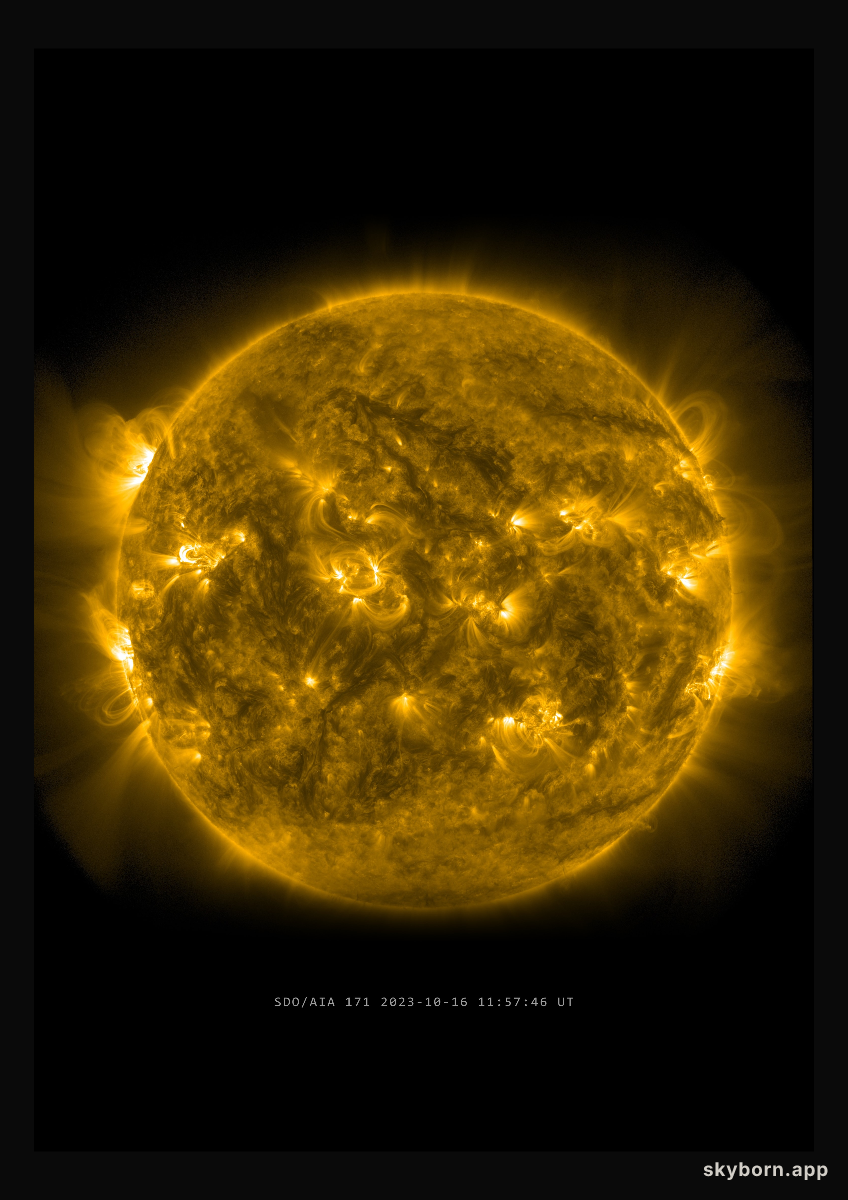 The Sun on 16 October 2023