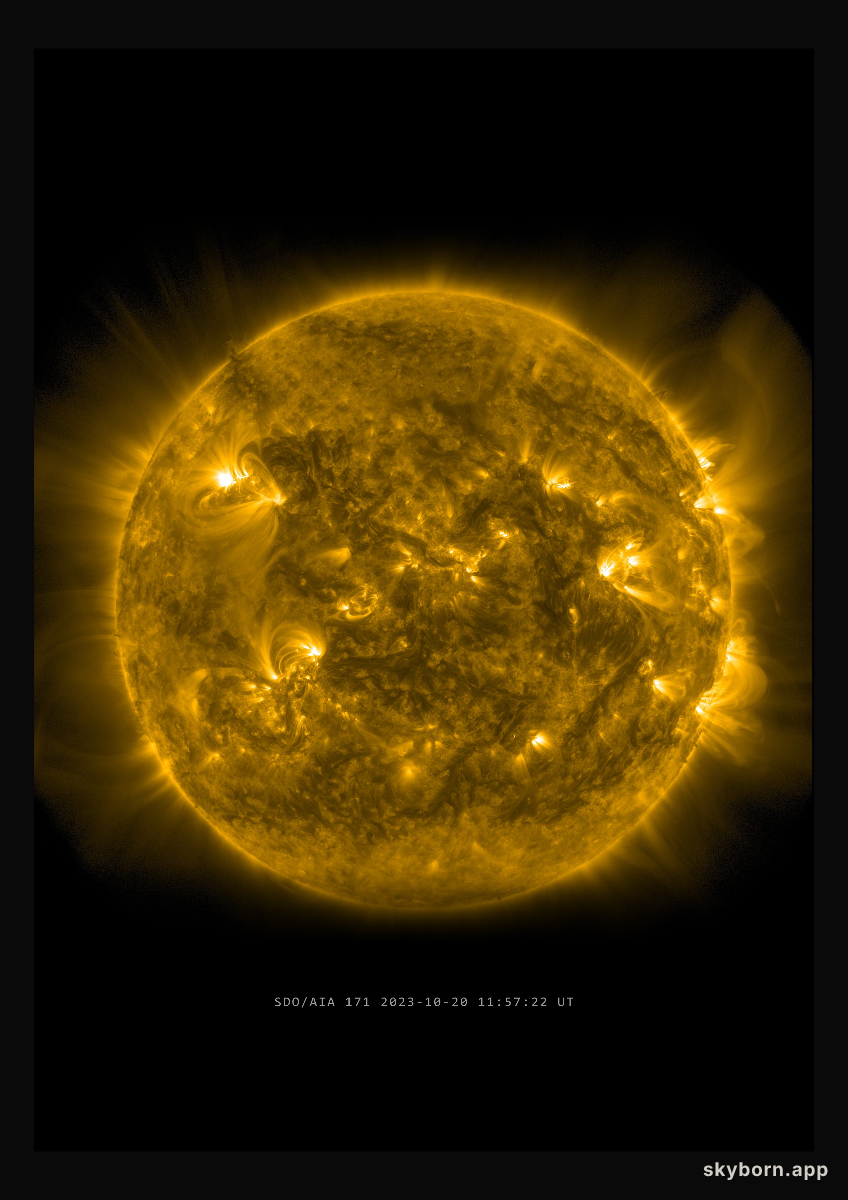 The Sun on 20 October 2023