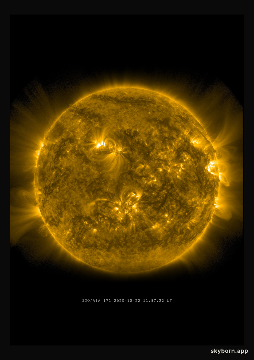 The Sun on 22 October 2023