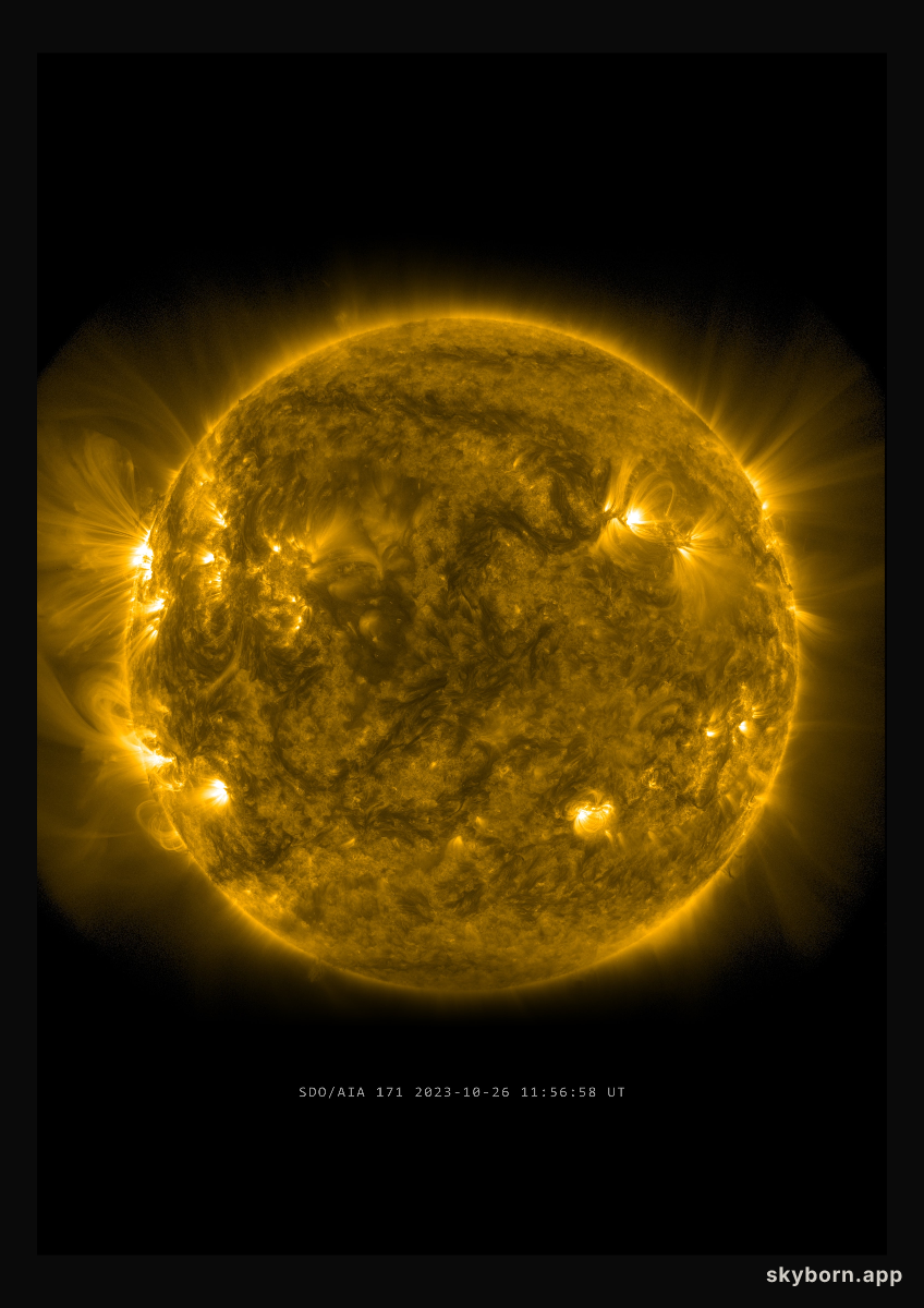 The Sun on 26 October 2023