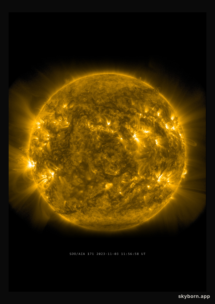 The Sun on 3 November 2023