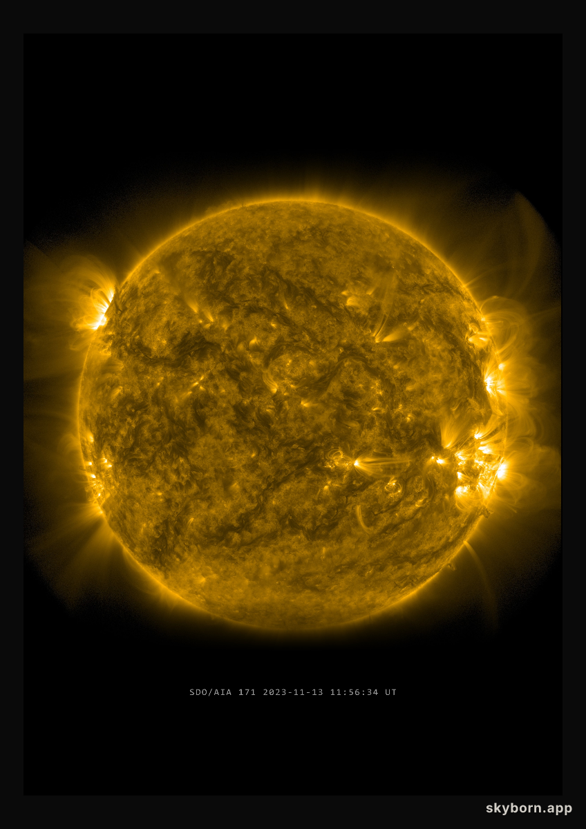 The Sun on 13 November 2023