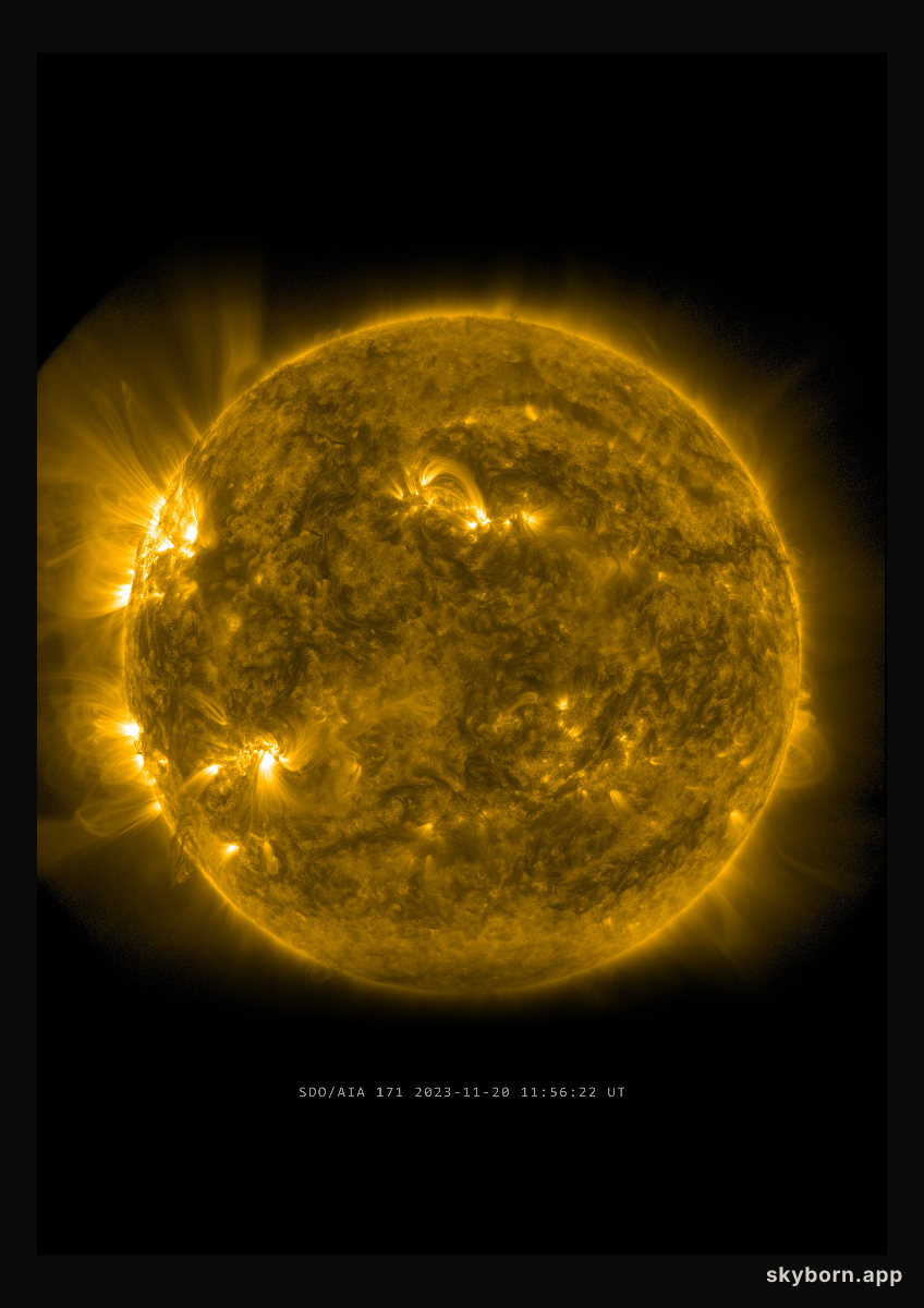 The Sun on 20 November 2023