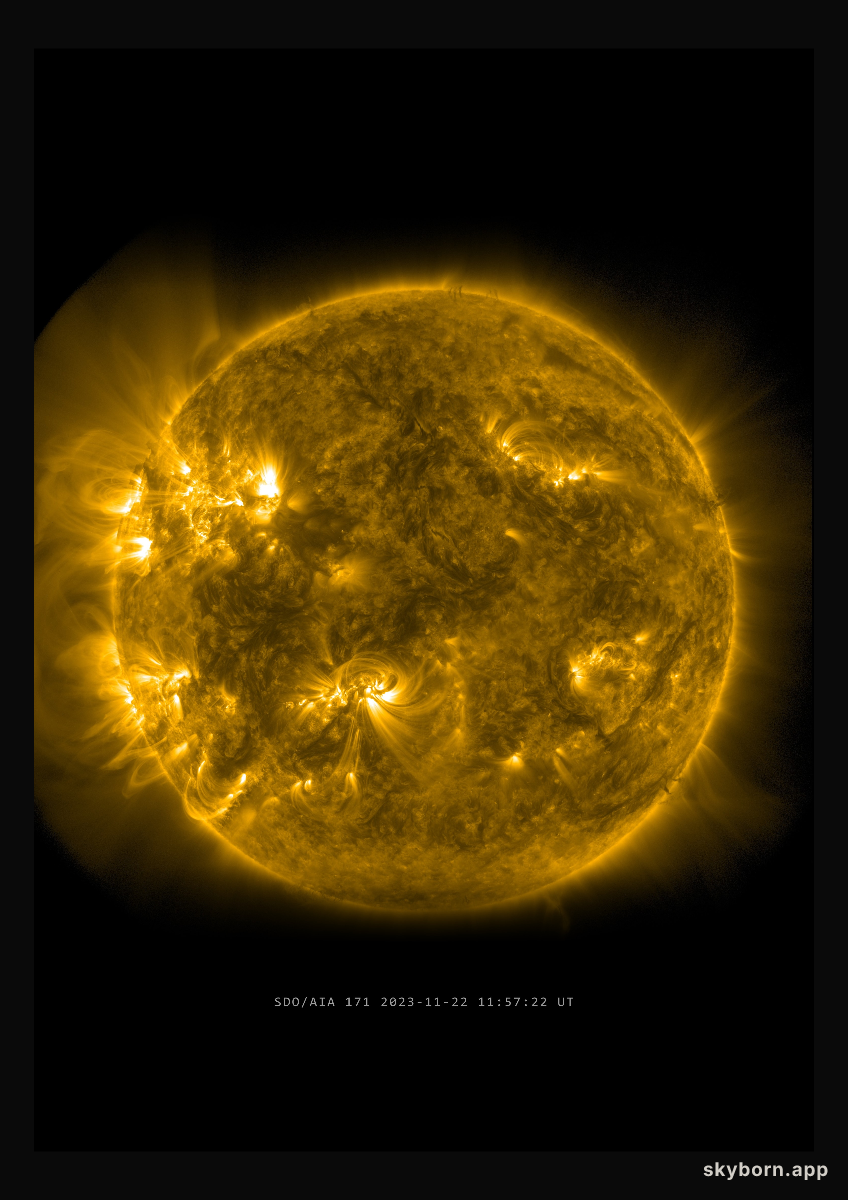 The Sun on 22 November 2023