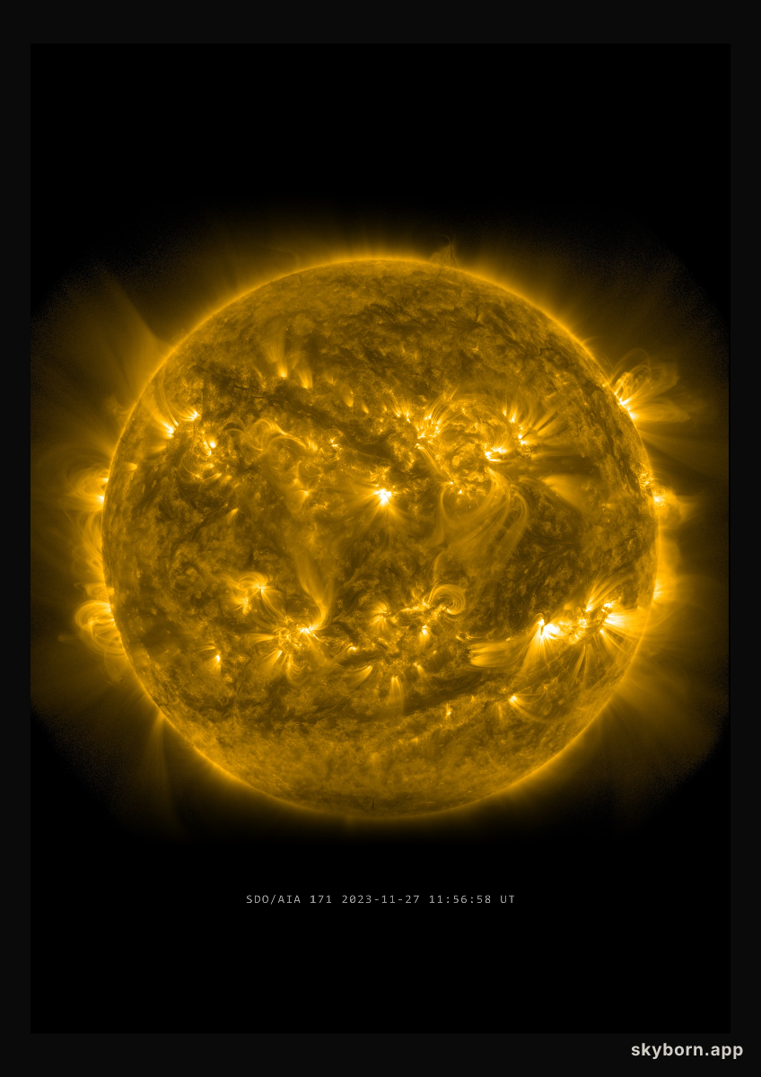 The Sun on 27 November 2023