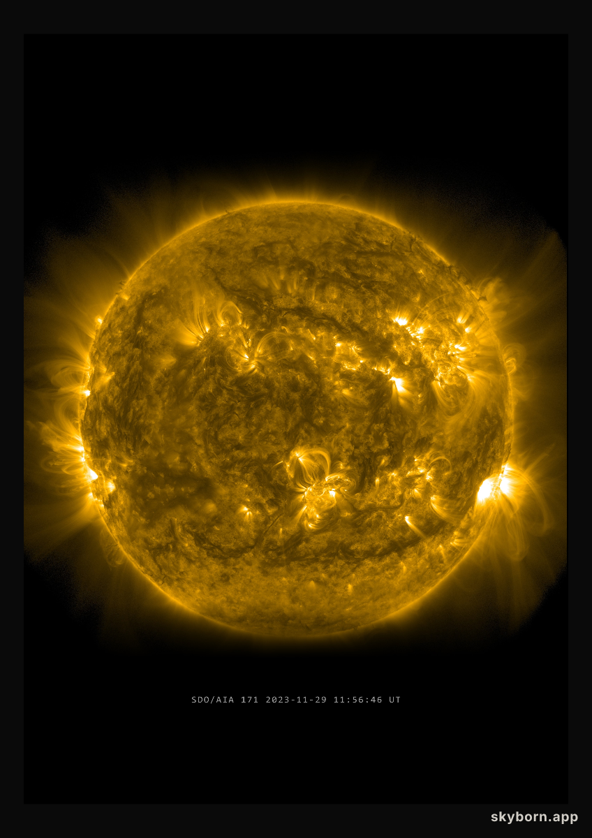The Sun on 29 November 2023