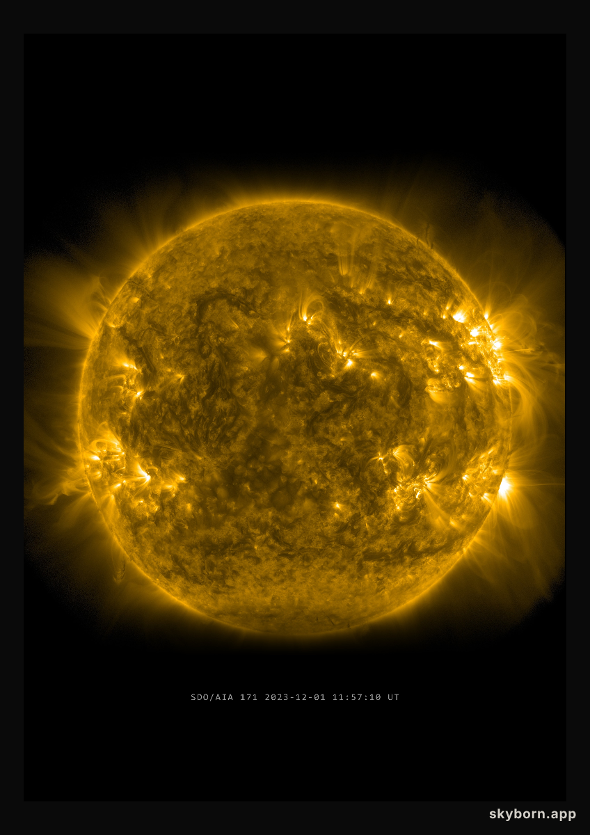 The Sun on 1 December 2023