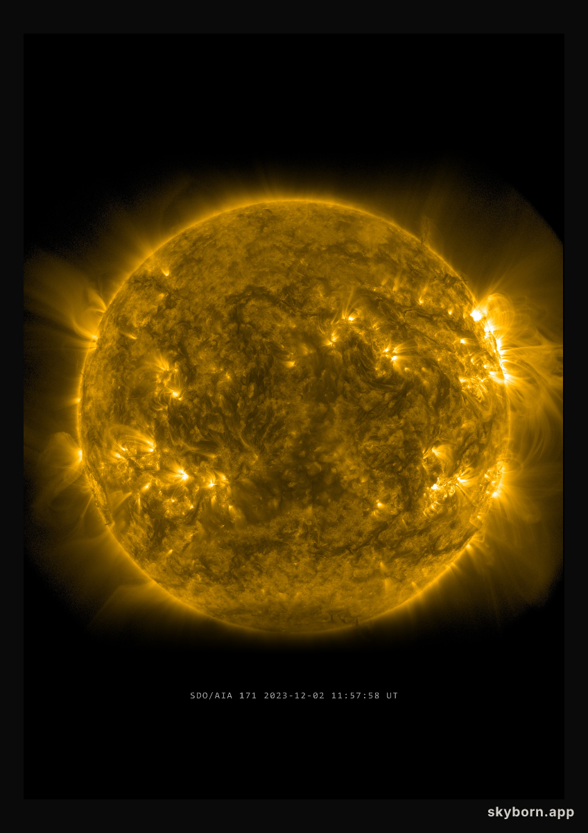 The Sun on 2 December 2023
