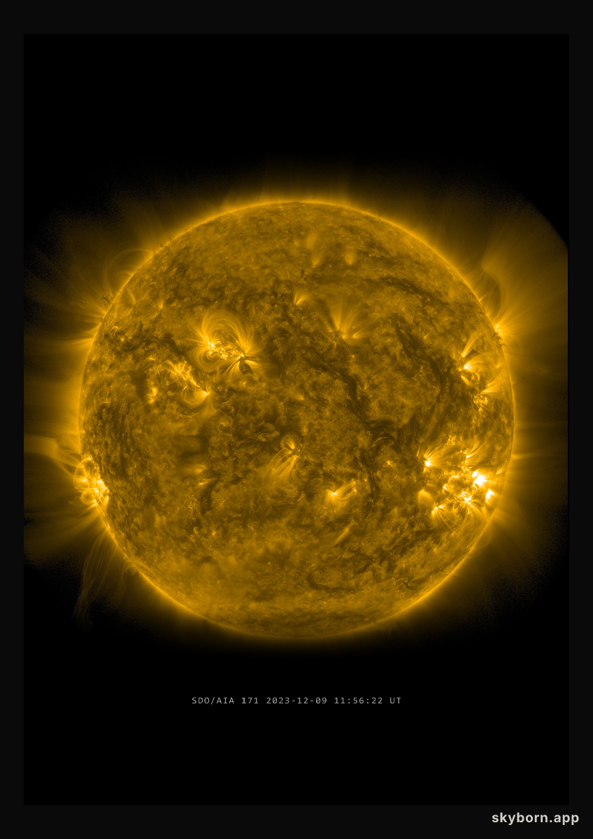 The Sun on 9 December 2023
