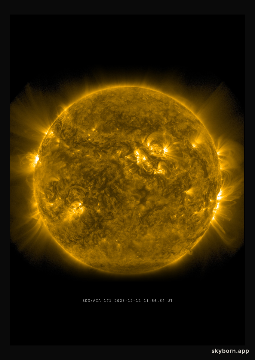 The Sun on 12 December 2023