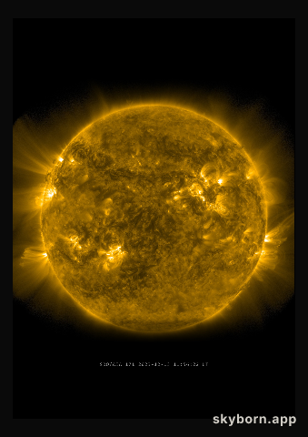 The Sun on 13 December 2023