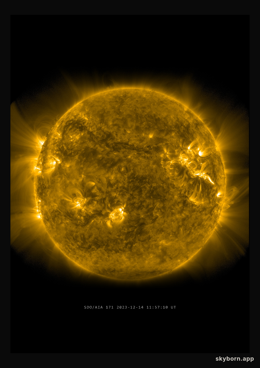 The Sun on 14 December 2023