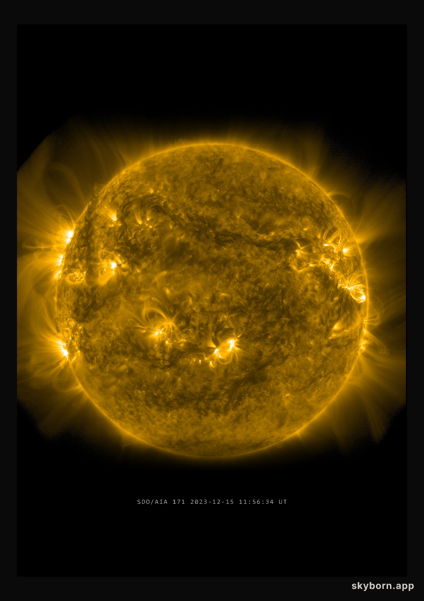 The Sun on 15 December 2023