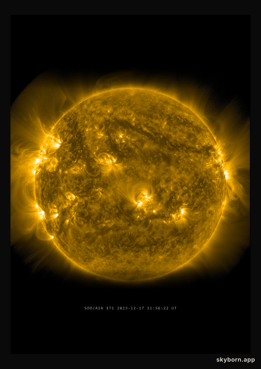 The Sun on 17 December 2023