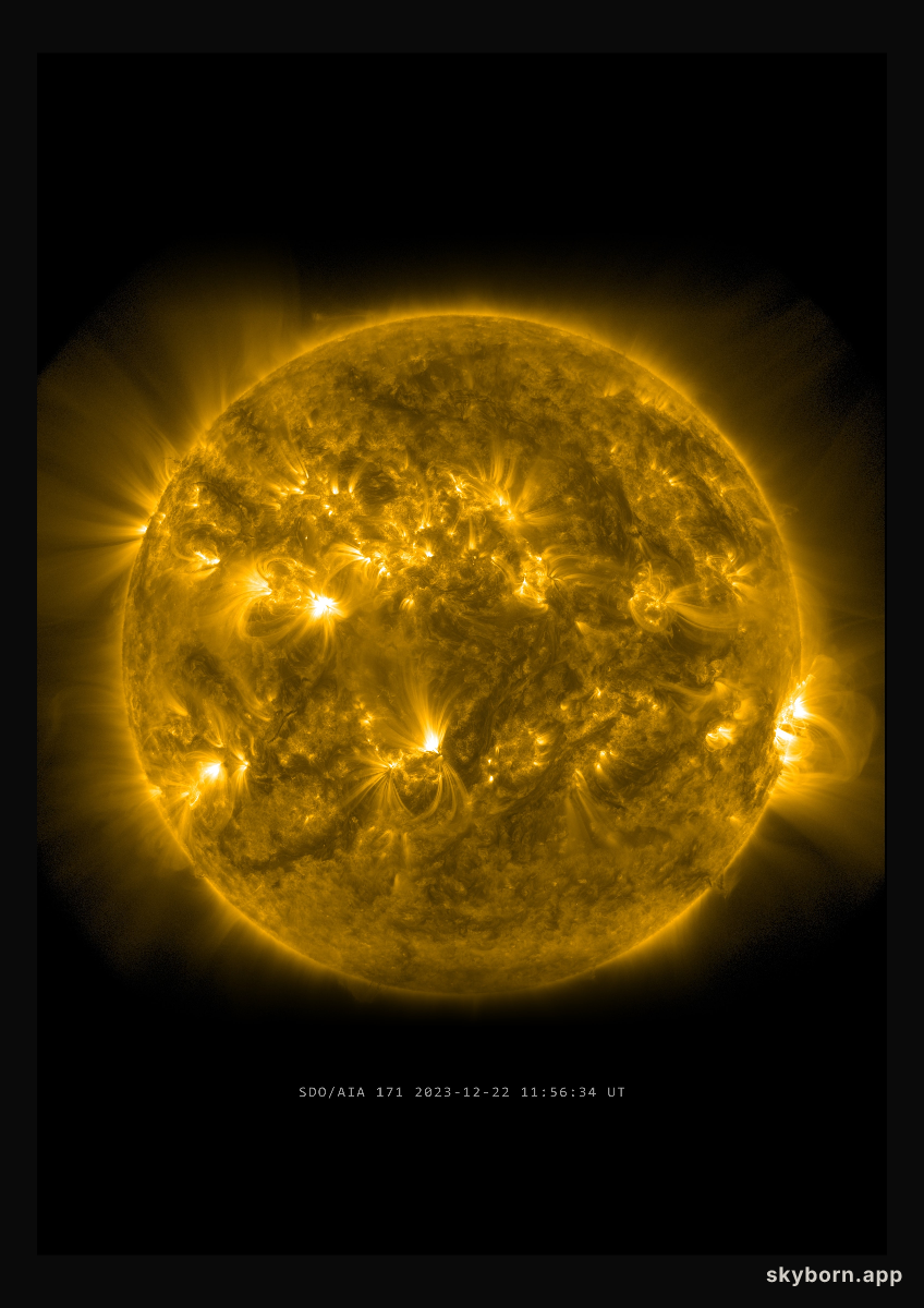 The Sun on 22 December 2023