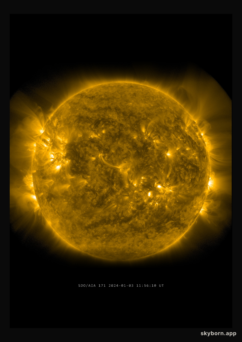 The Sun on 3 January 2024
