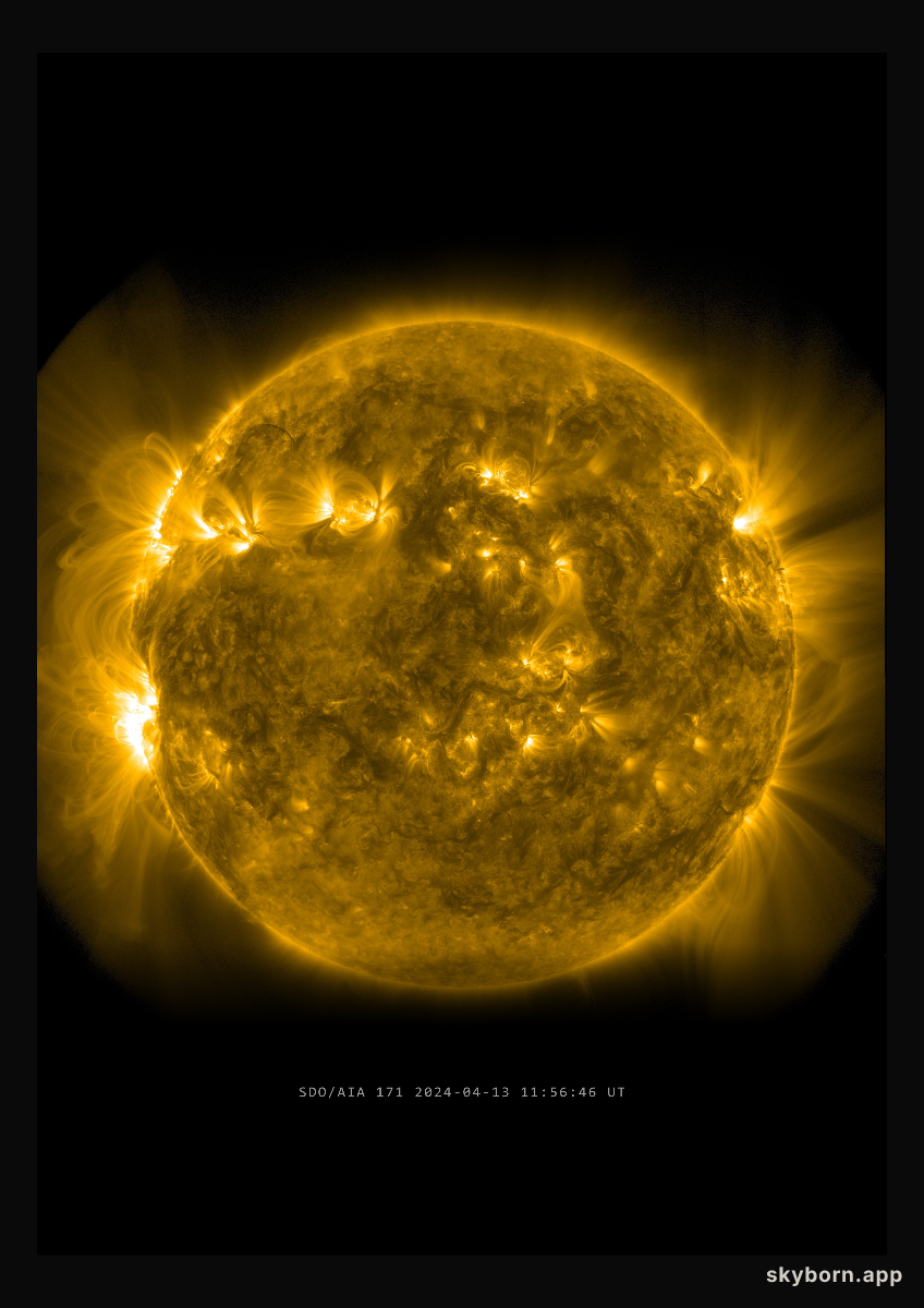 The Sun on 13 April 2024