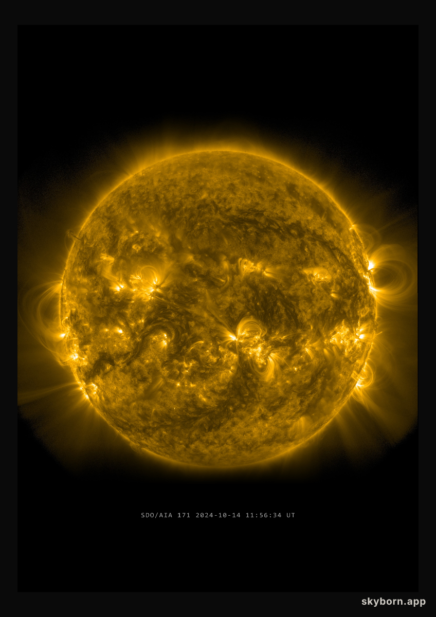 The Sun on 14 October 2024
