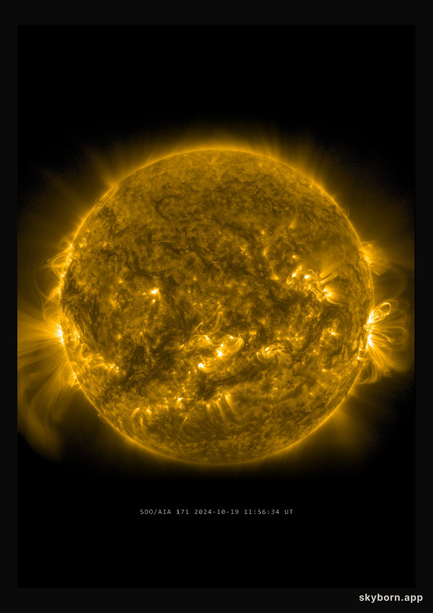 The Sun on 19 October 2024