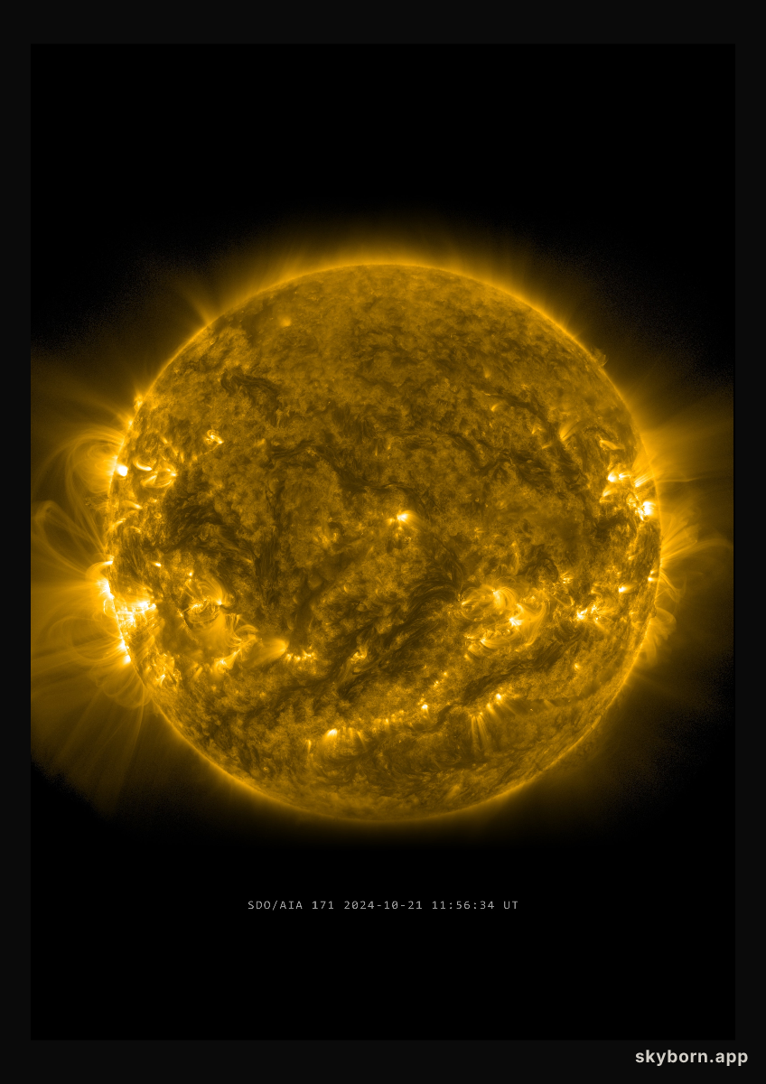 The Sun on 21 October 2024