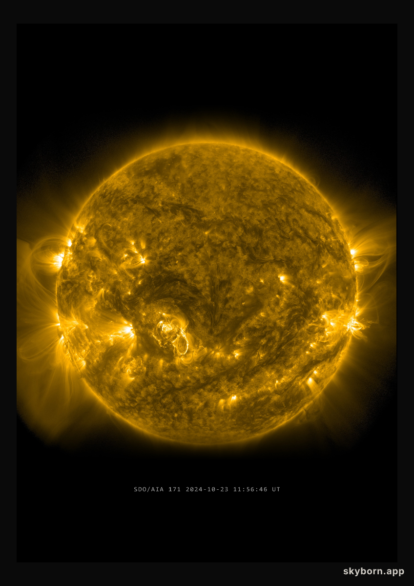 The Sun on 23 October 2024