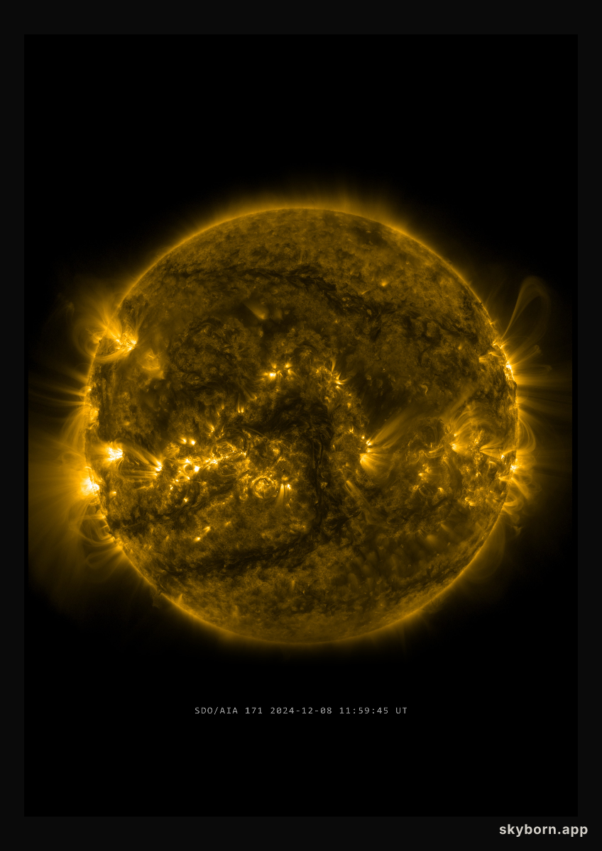 The Sun on 8 December 2024