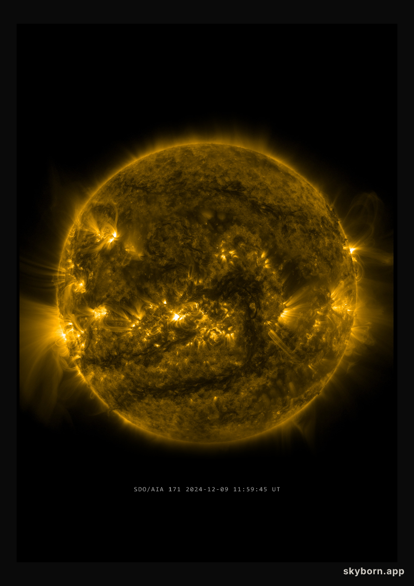 The Sun on 9 December 2024