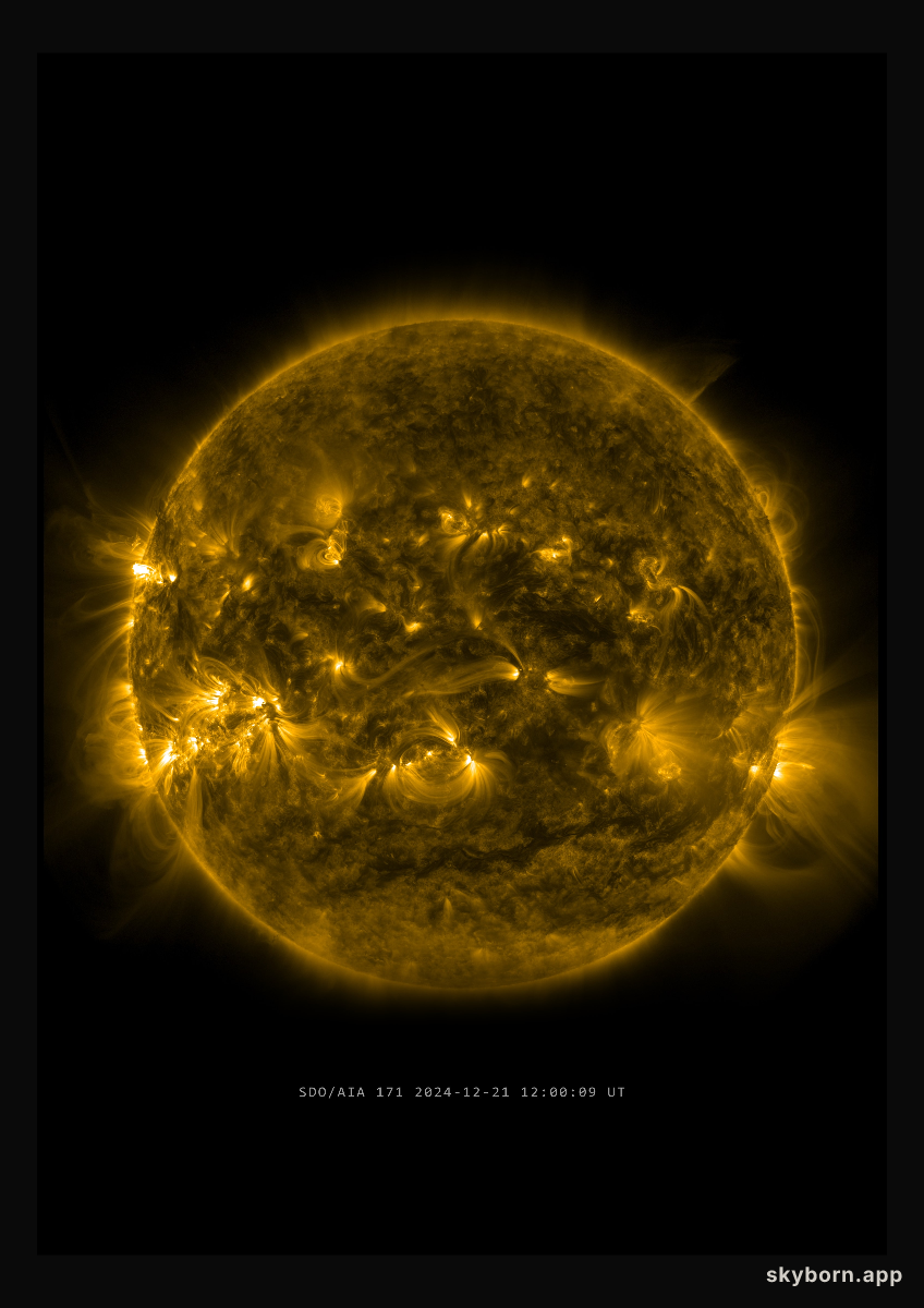 The Sun on 21 December 2024
