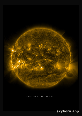 The Sun on 21 December 2024
