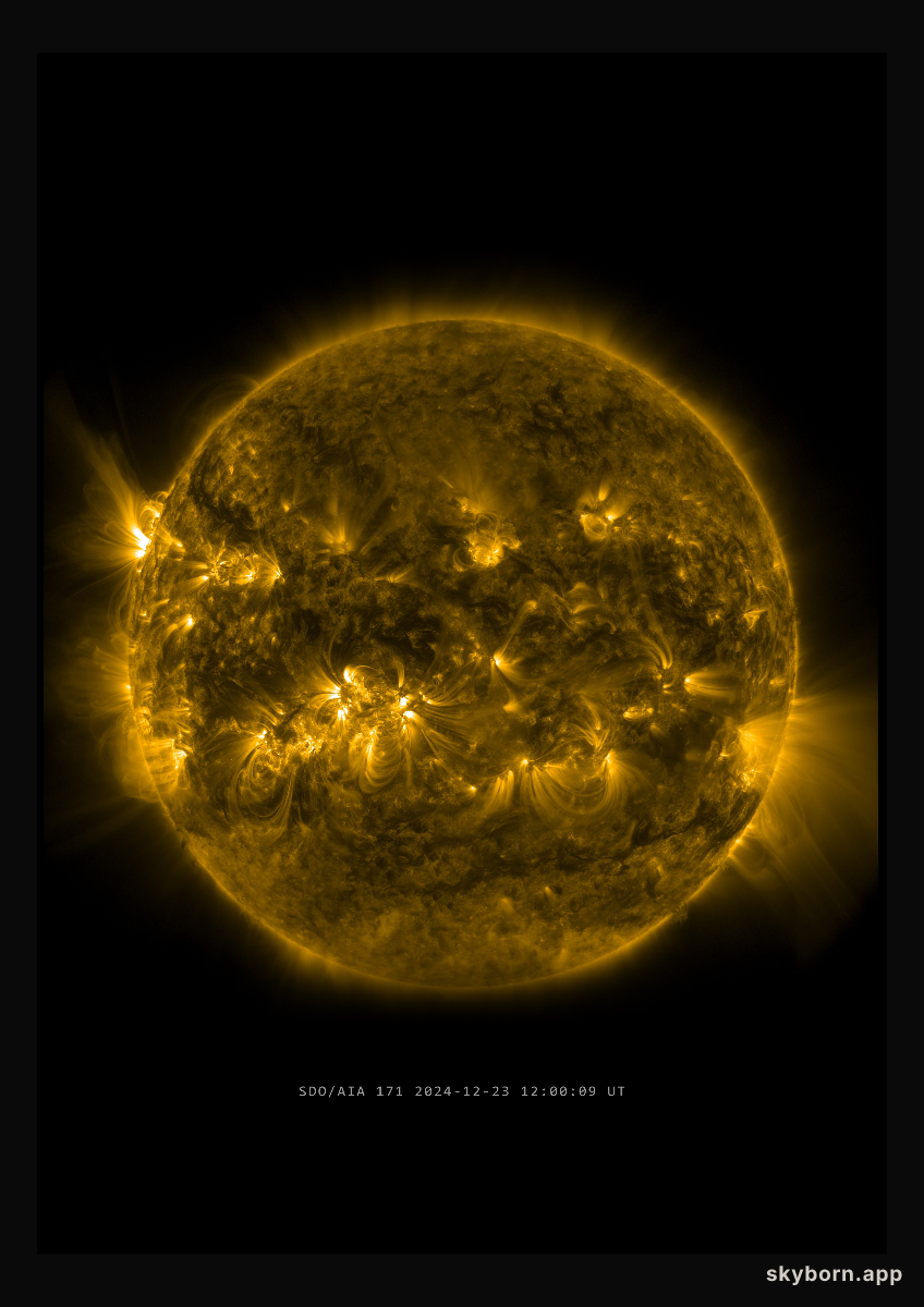 The Sun on 23 December 2024