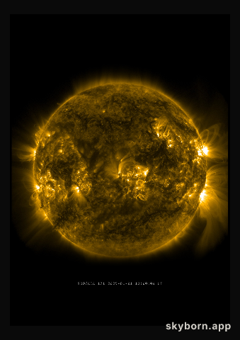 The Sun on 1 January 2025