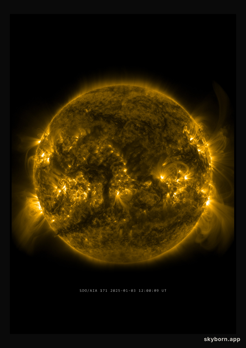 The Sun on 3 January 2025