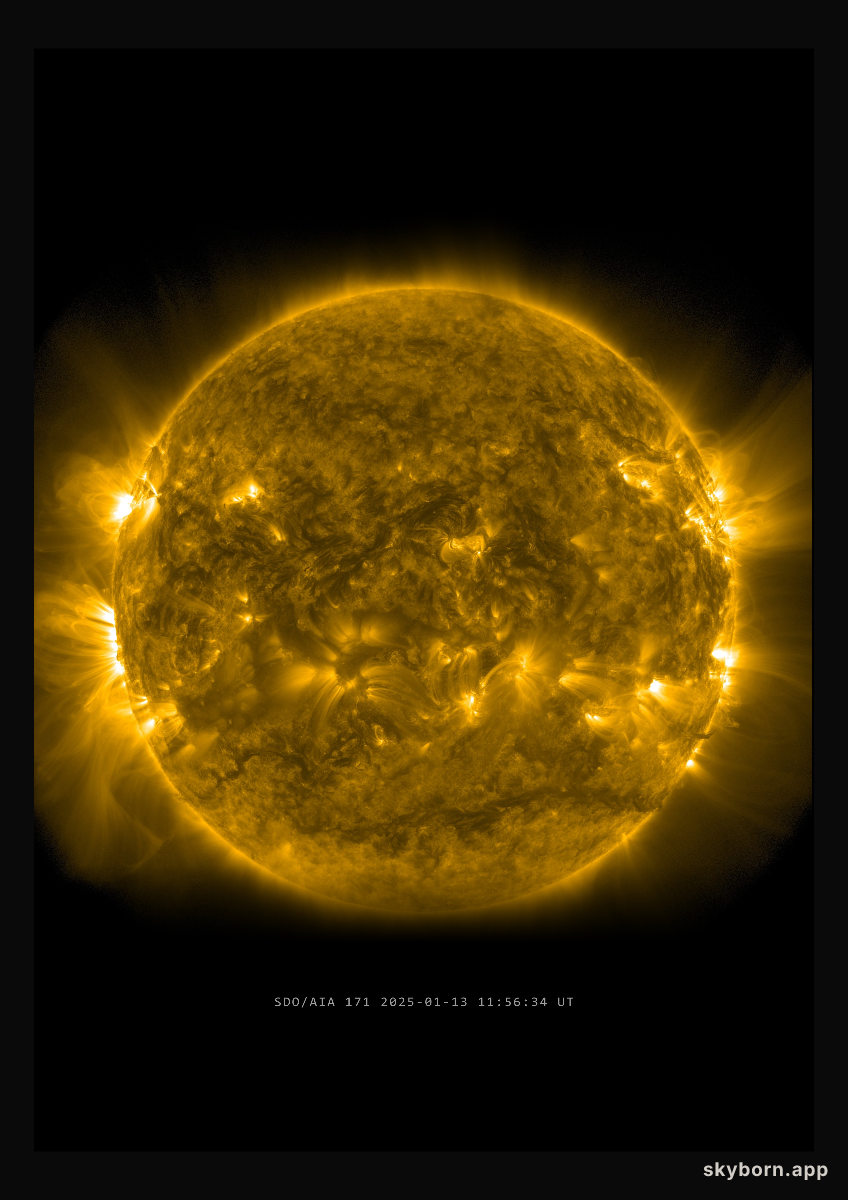 The Sun on 13 January 2025