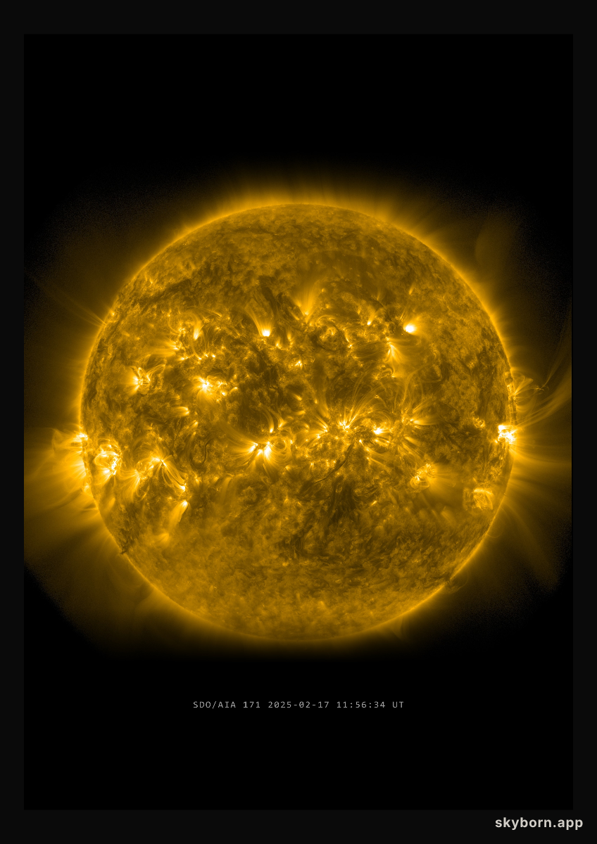 The Sun on 17 February 2025