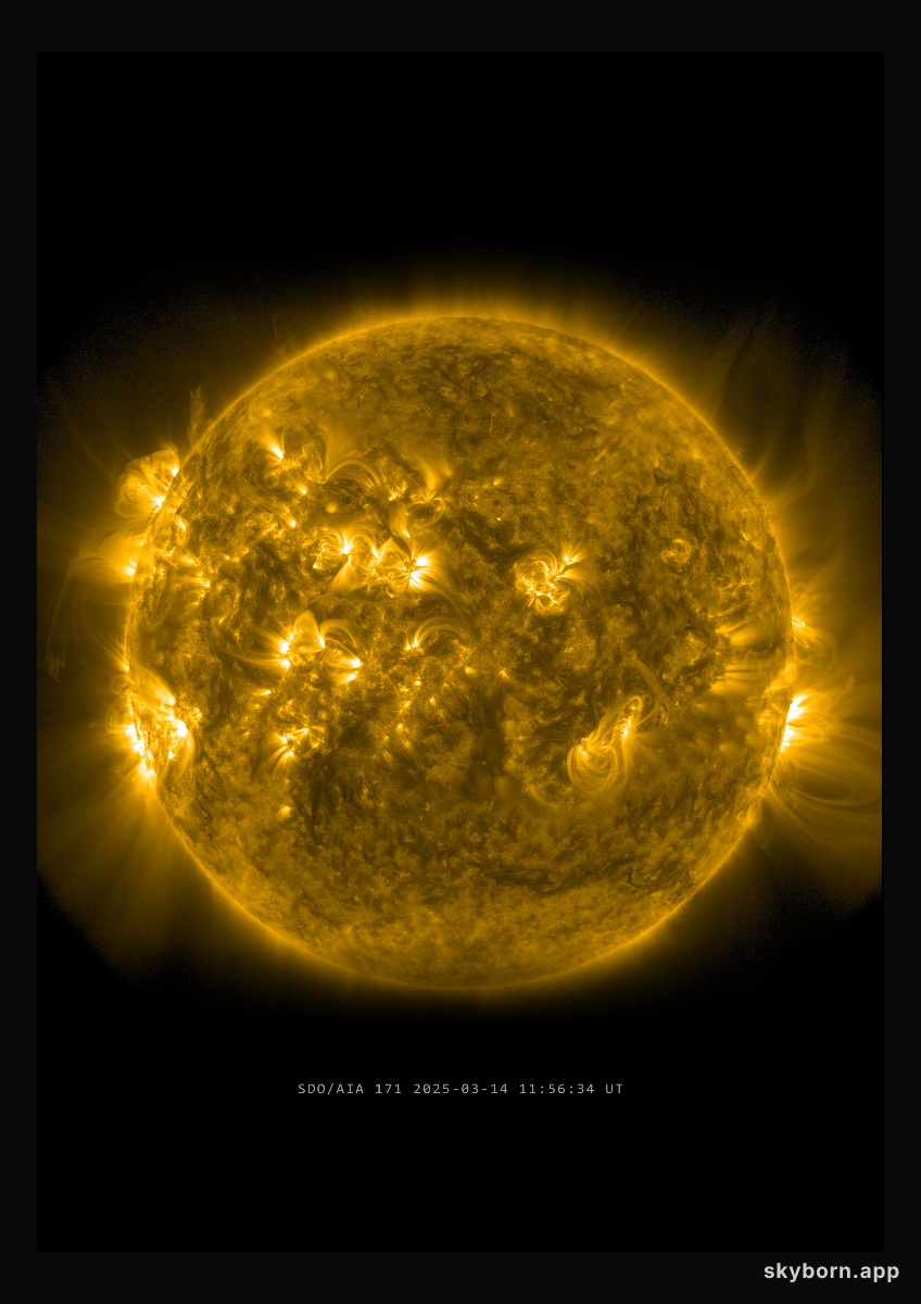 The Sun on 14 March 2025