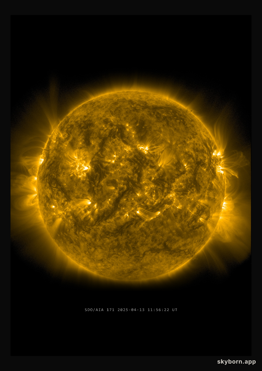 The Sun on 13 April 2025