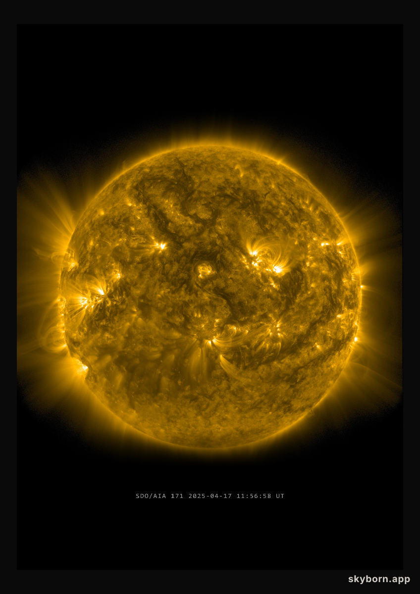The Sun on 17 April 2025