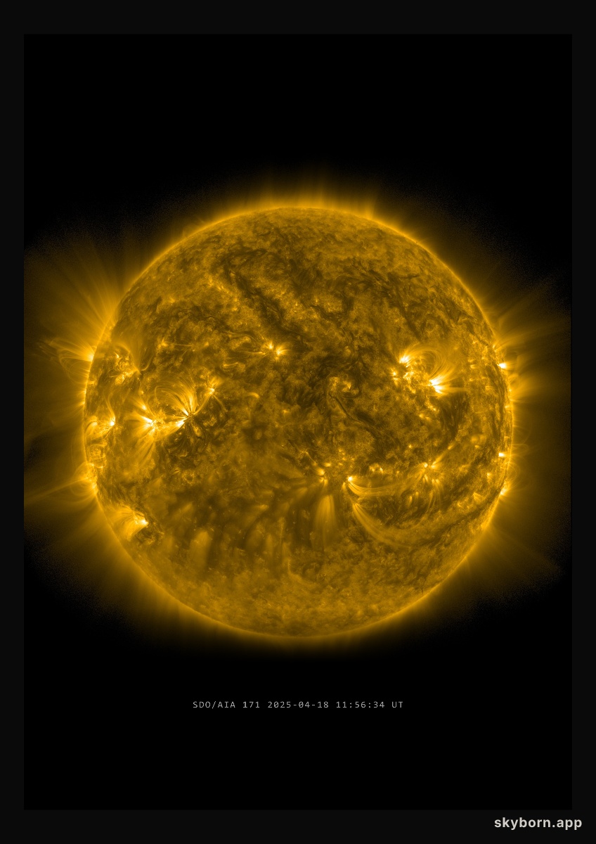 The Sun on 18 April 2025