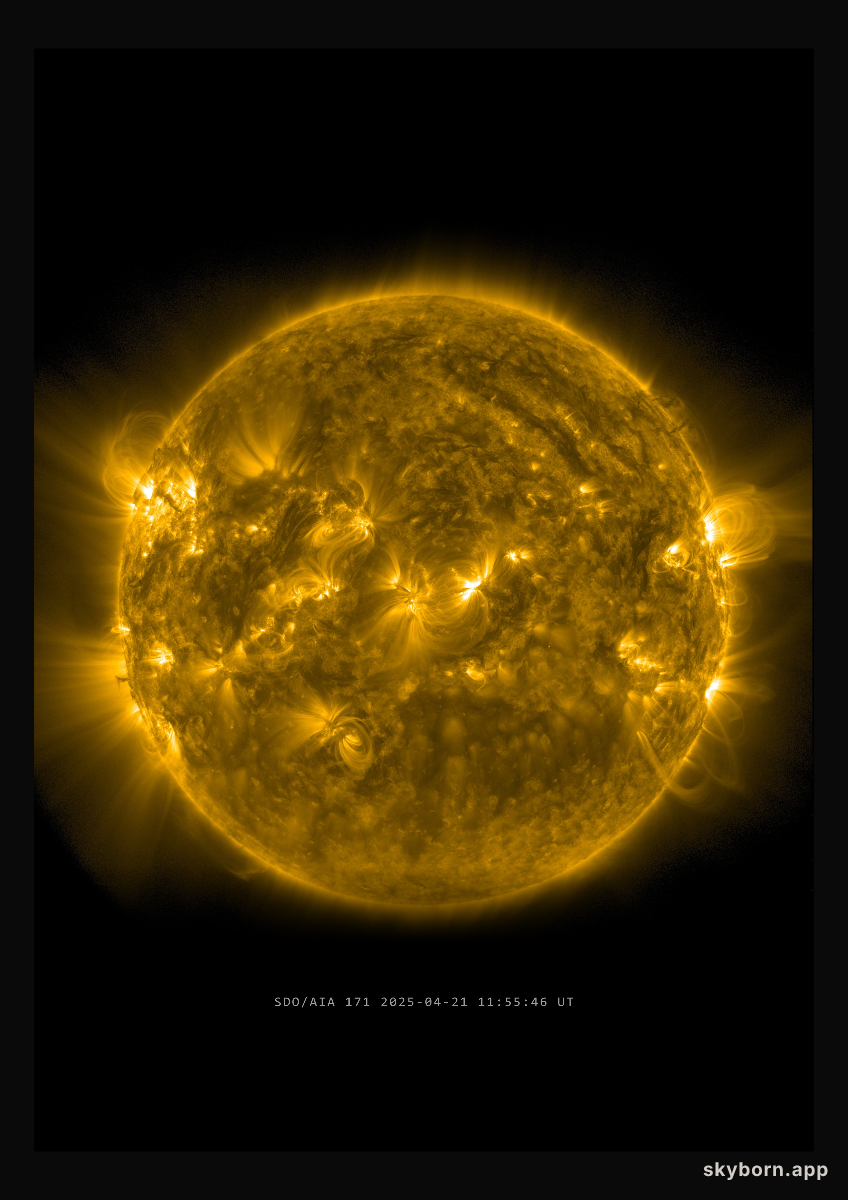 The Sun on 21 April 2025