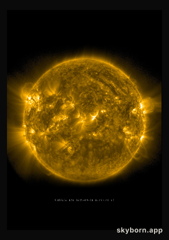 The Sun on 21 April 2025