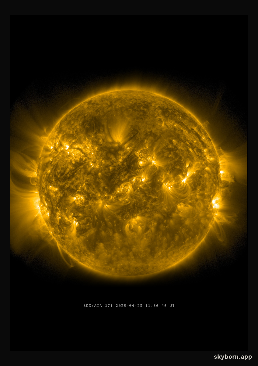 The Sun on 23 April 2025
