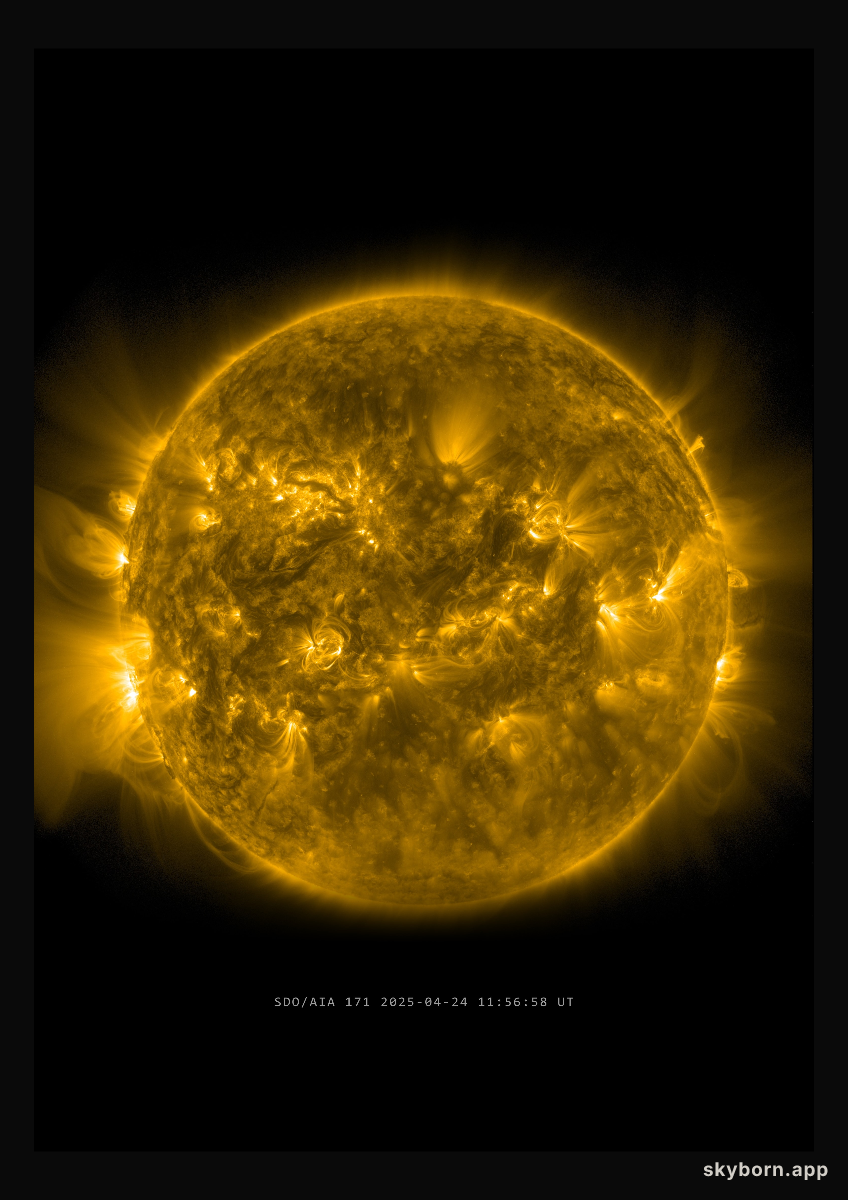 The Sun on 24 April 2025