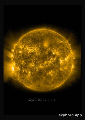 The Sun on 24 April 2025