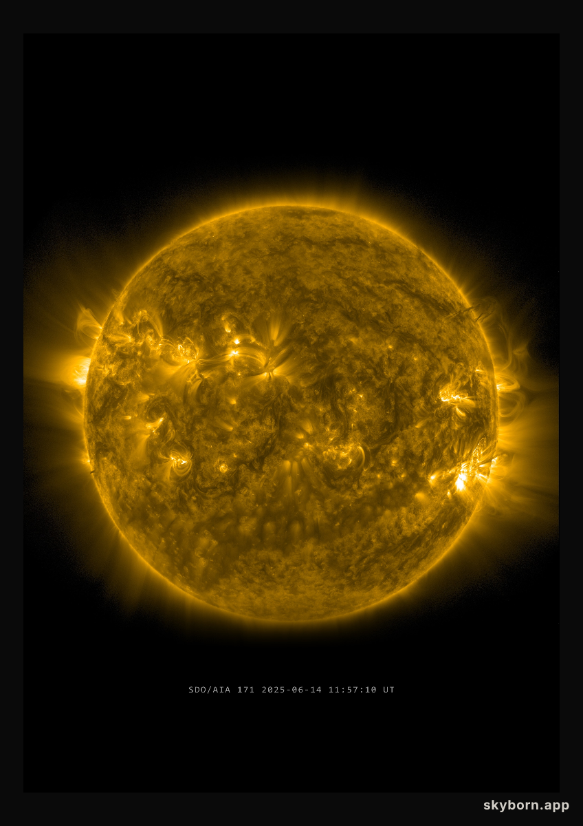 The Sun on 14 June 2025
