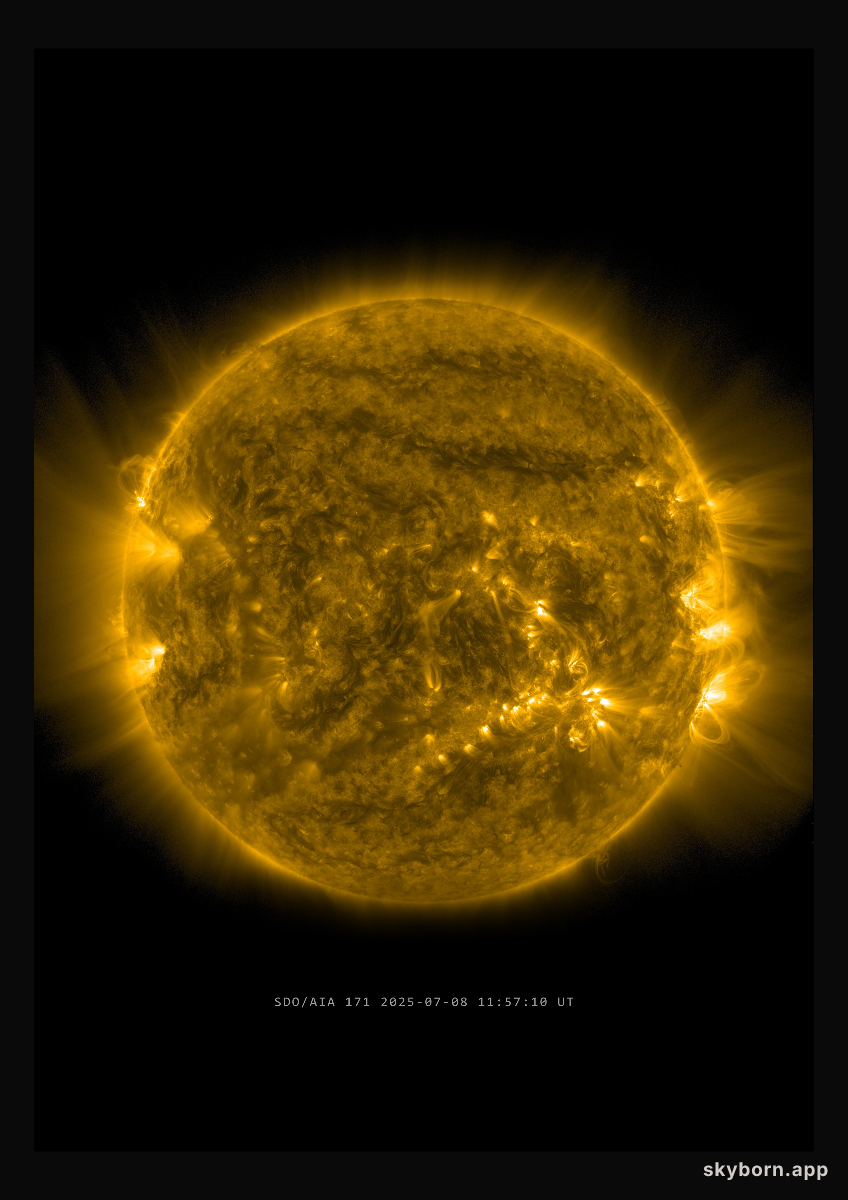 The Sun on 8 July 2025