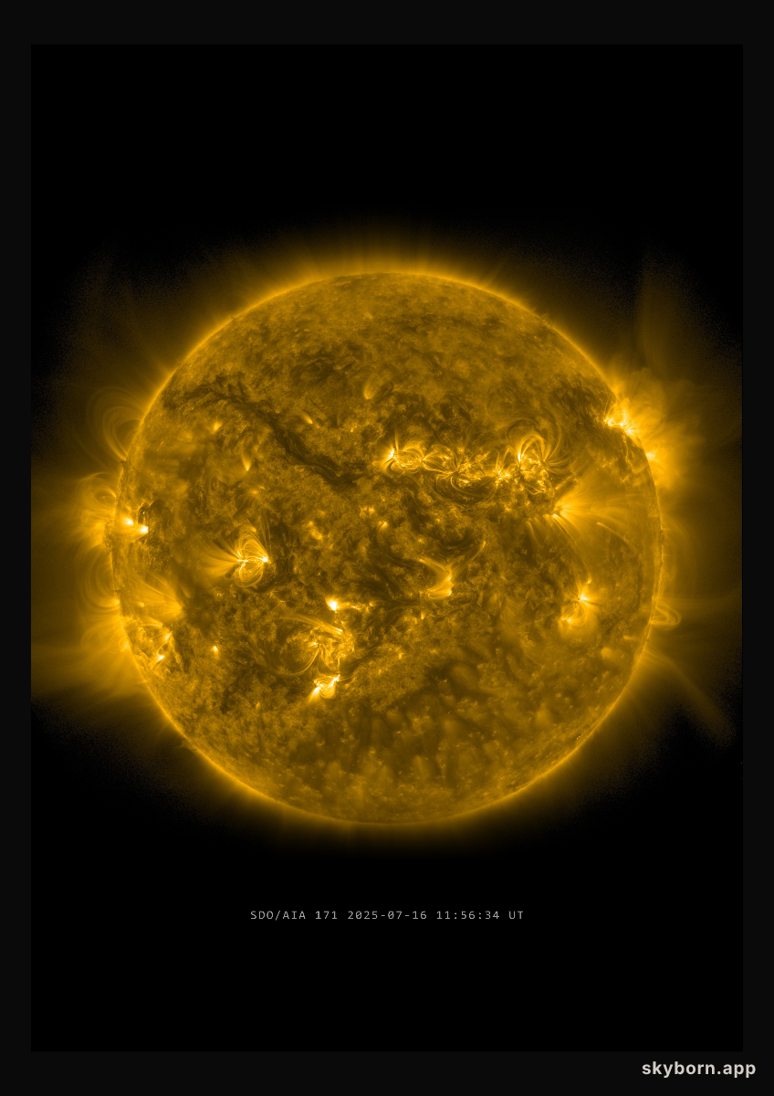 The Sun on 16 July 2025